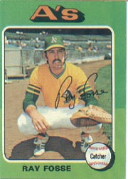1975 Topps Mini Baseball Cards      486     Ray Fosse